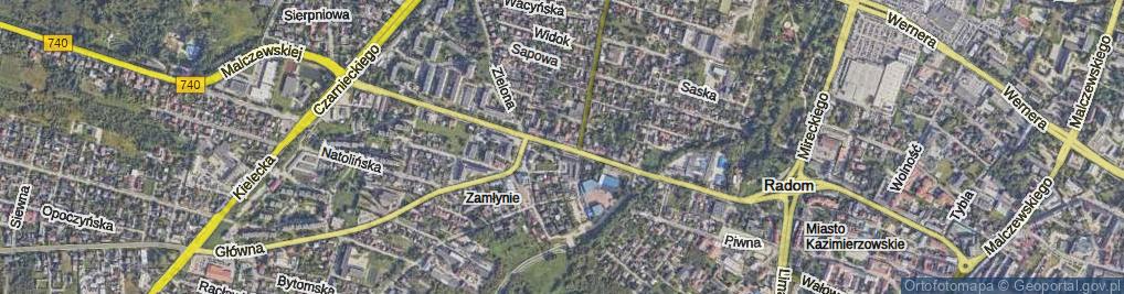 Zdjęcie satelitarne Okulickiego-Niedźwiadka Leopolda, gen. ul.