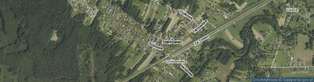 Zdjęcie satelitarne Okrężna ul.