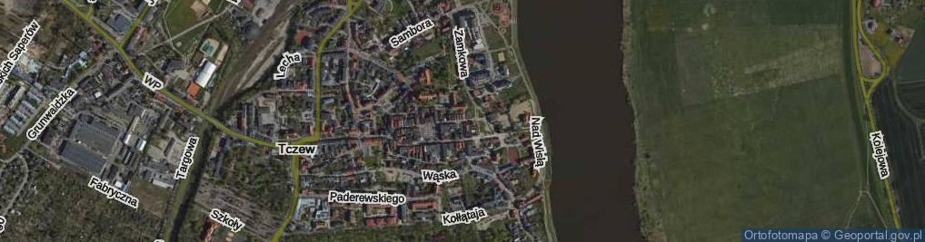 Zdjęcie satelitarne Okrzei Stefana ul.