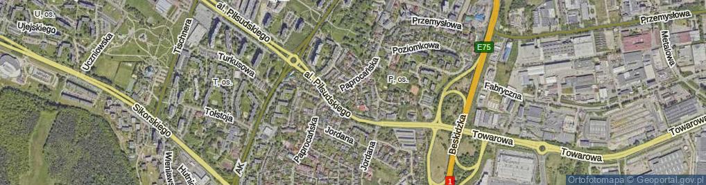 Zdjęcie satelitarne Okrężna ul.