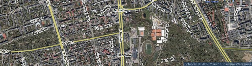 Zdjęcie satelitarne Okolska ul.