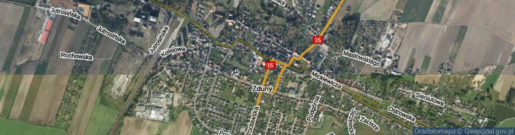 Zdjęcie satelitarne Okrężna ul.