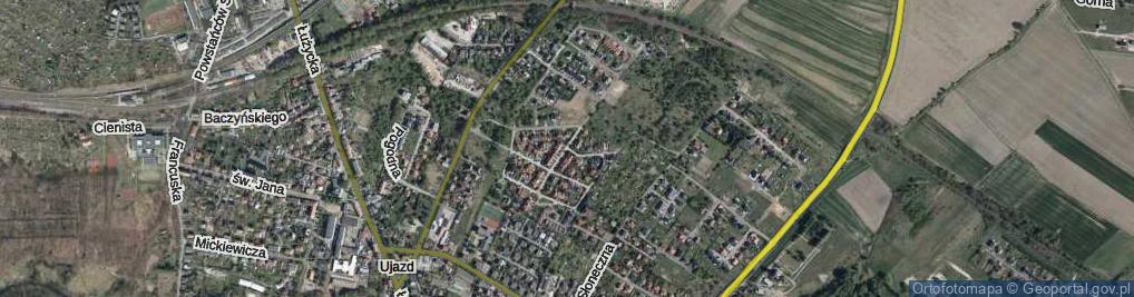 Zdjęcie satelitarne Okulickiego-Niedźwiadka Leopolda, gen. ul.