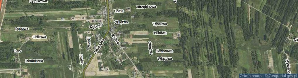Zdjęcie satelitarne Okrężna ul.