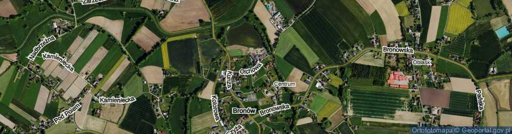 Zdjęcie satelitarne Olchowa ul.