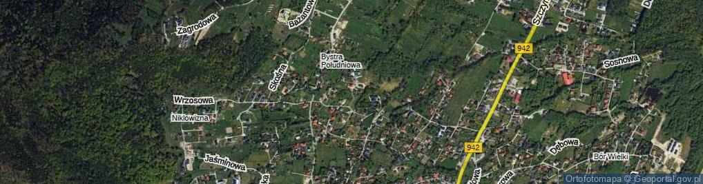 Zdjęcie satelitarne Olszyny ul.