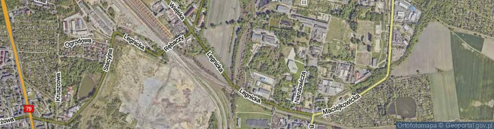 Zdjęcie satelitarne Olszewskiego Karola ul.