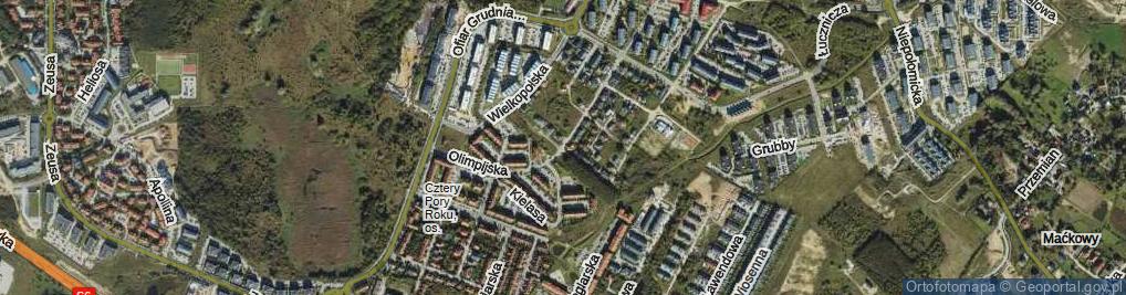 Zdjęcie satelitarne Olimpijska ul.