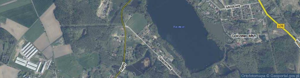 Zdjęcie satelitarne Olchowa ul.