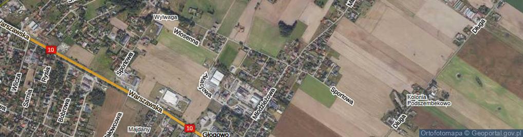 Zdjęcie satelitarne Olimpijska ul.