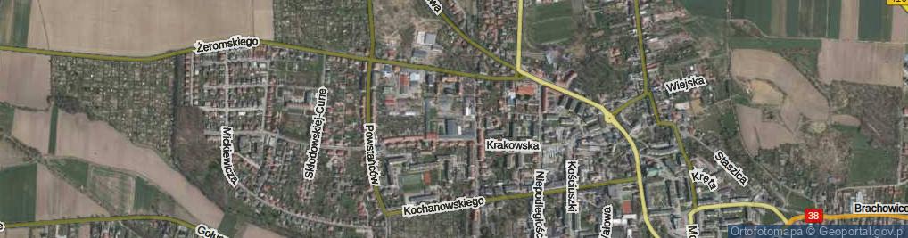 Zdjęcie satelitarne Olimpijska ul.