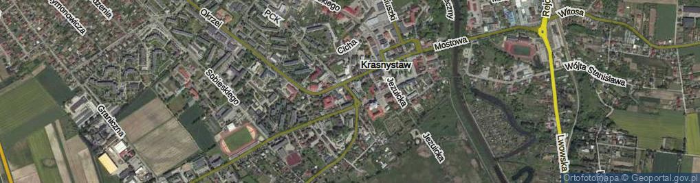 Zdjęcie satelitarne Oleszczyńskiego ul.