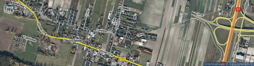 Zdjęcie satelitarne Olimpijska ul.