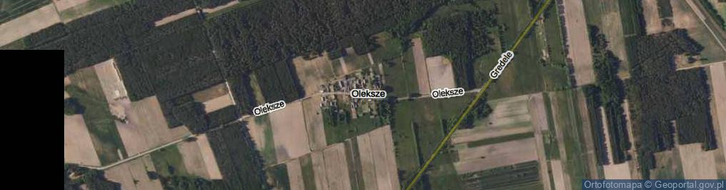 Zdjęcie satelitarne Oleksze ul.