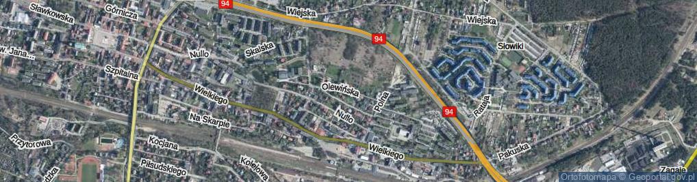 Zdjęcie satelitarne Olewińska ul.