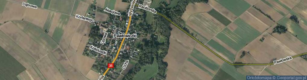 Zdjęcie satelitarne Olszewska ul.