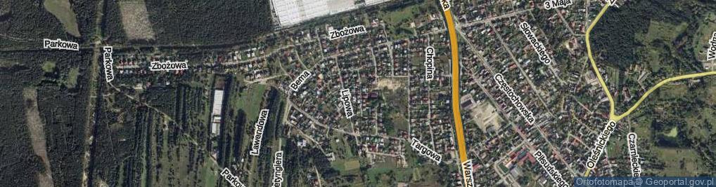 Zdjęcie satelitarne Olchowa ul.