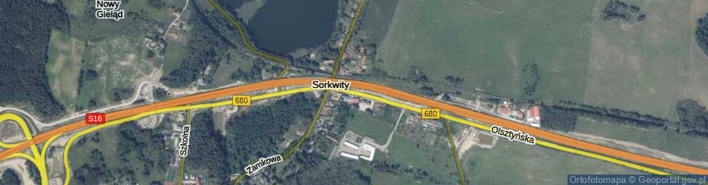 Zdjęcie satelitarne Olsztyńska ul.