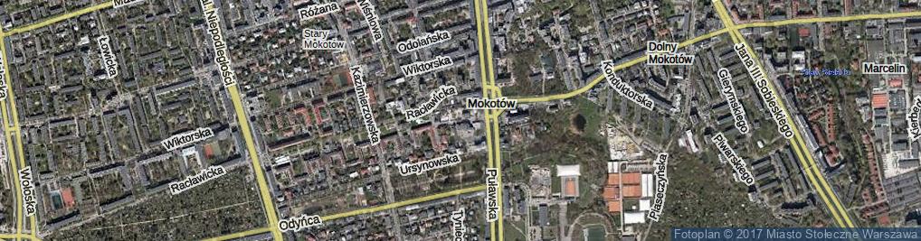 Zdjęcie satelitarne Olkuska ul.