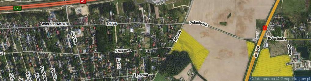 Zdjęcie satelitarne Olchowa ul.