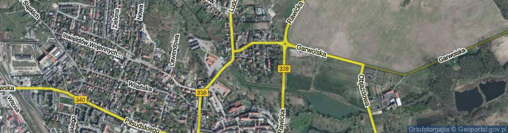 Zdjęcie satelitarne Oliwna Góra ul.