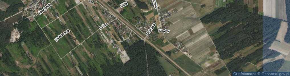 Zdjęcie satelitarne Olchowa ul.