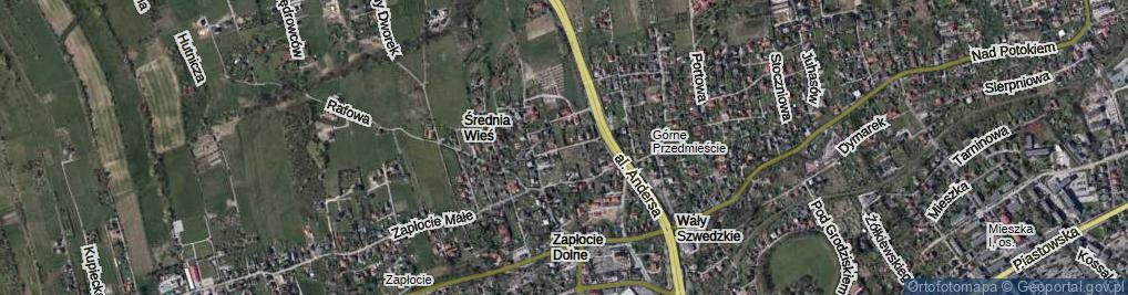 Zdjęcie satelitarne Opolskiego Mateusza, ks. ul.