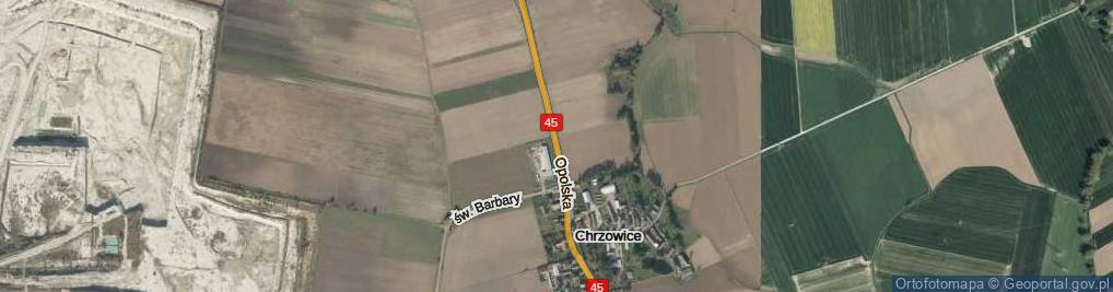 Zdjęcie satelitarne Opolska ul.