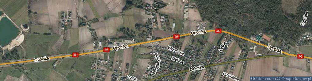 Zdjęcie satelitarne Opolska ul.