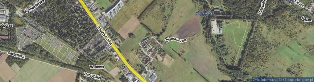 Zdjęcie satelitarne Opalowa ul.