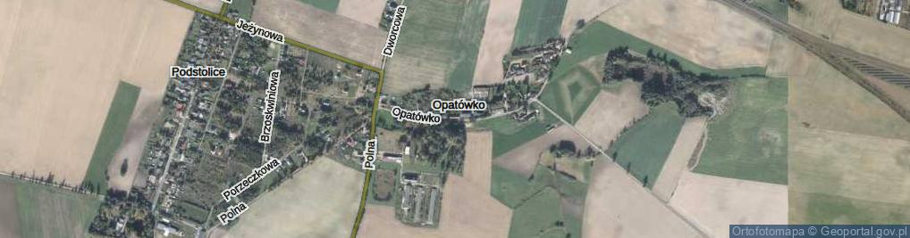 Zdjęcie satelitarne Opatówko ul.