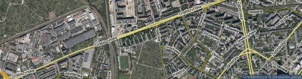 Zdjęcie satelitarne Oporowska ul.