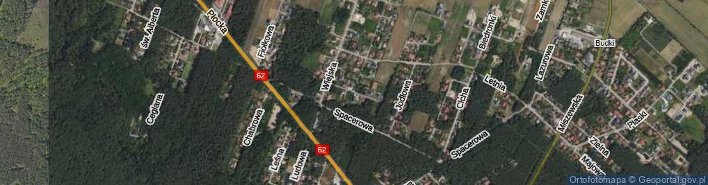 Zdjęcie satelitarne Orzechowa ul.