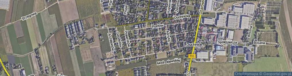 Zdjęcie satelitarne Orzeszkowej Elizy ul.