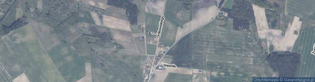 Zdjęcie satelitarne Orlikowskiego Wiktora ul.