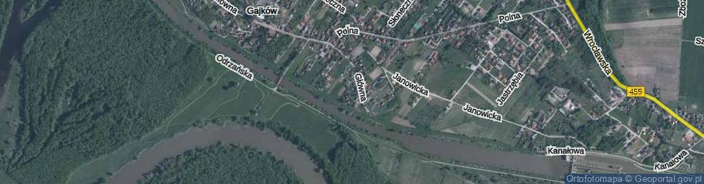 Zdjęcie satelitarne Orzechowa ul.