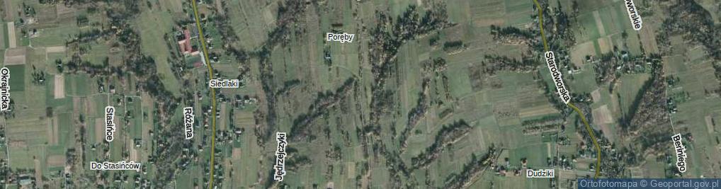 Zdjęcie satelitarne Orawiany ul.