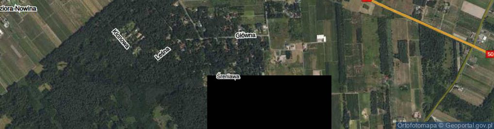 Zdjęcie satelitarne Orzechowa ul.