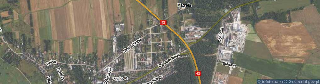 Zdjęcie satelitarne Orzeszkowej Elizy ul.