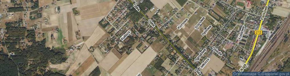 Zdjęcie satelitarne Orzeszkowej Elizy ul.