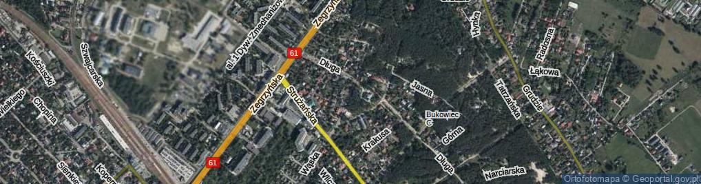 Zdjęcie satelitarne Orląt Lwowskich ul.