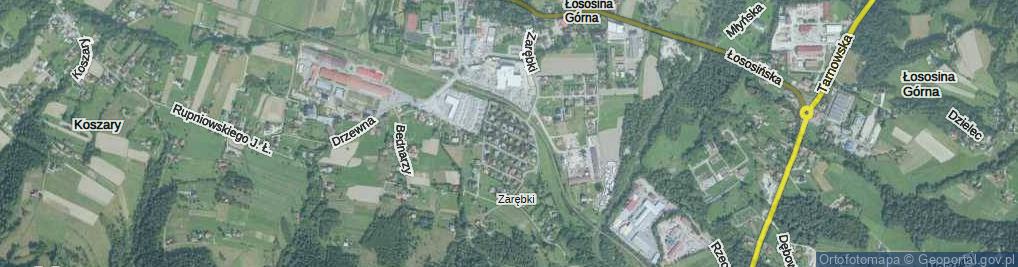 Zdjęcie satelitarne Orzeszkowej Elizy ul.