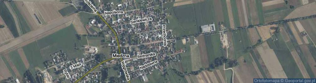 Zdjęcie satelitarne Orzeszowska ul.