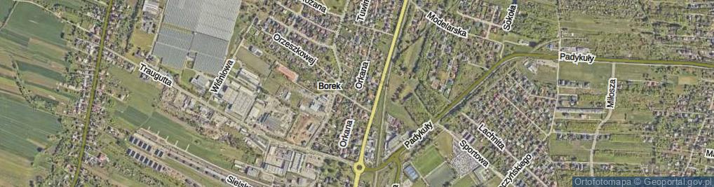 Zdjęcie satelitarne Orkana Władysława ul.
