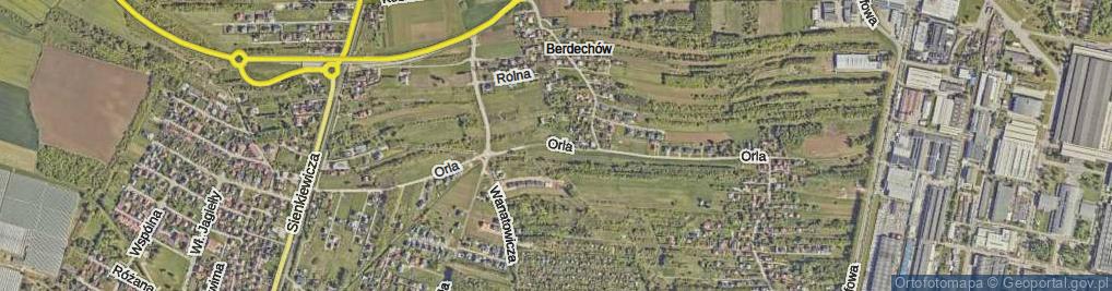 Zdjęcie satelitarne Orla ul.