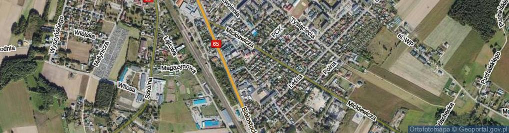 Zdjęcie satelitarne Orzeszkowej Elizy ul.
