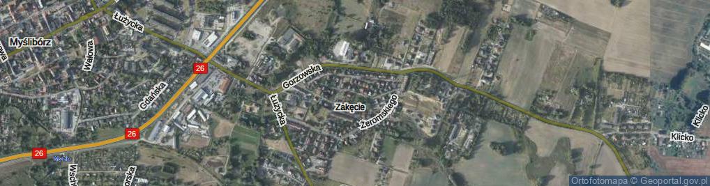Zdjęcie satelitarne Orzeszkowej Elizy ul.