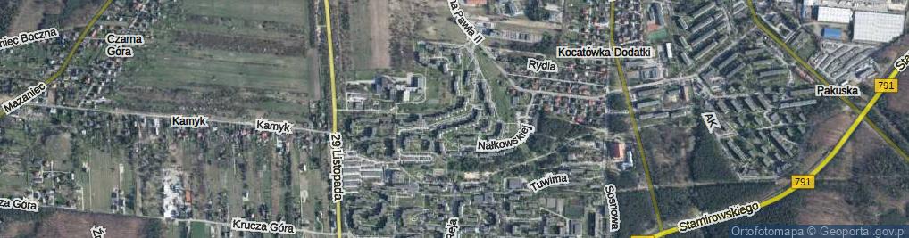 Zdjęcie satelitarne Orzeszkowej Elizy ul.