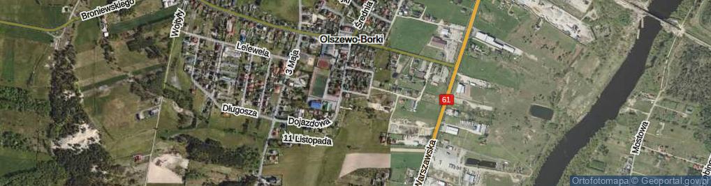 Zdjęcie satelitarne Orzeszkowej Elizy ul.