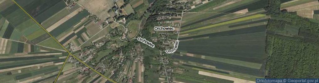 Zdjęcie satelitarne Orchowiec ul.